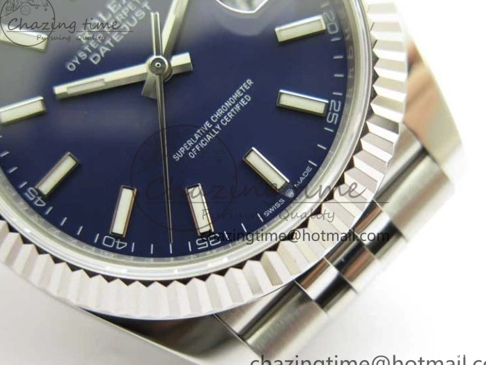 Best AAA Replica Sites Bracelet Best 1:1 41 Marker ZF 2438 Steel 126334 Blue Dial A 904L Stick Edition on Jubilee DateJust Compact 1217
